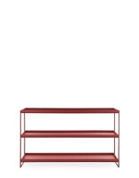 Trays 140 cm x 40 cm Regał Bordowy