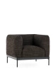 Asia Armchair (Cotone Structure) Dark Grey