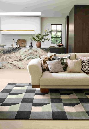 Harlequin Blocks Slate carpet 141904