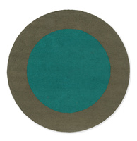Brink&Campman Festival Round Aqua Rug 496308
