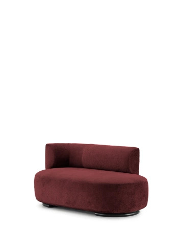 K-Waiting Dormeuse Chenille Leżanka Bordowy