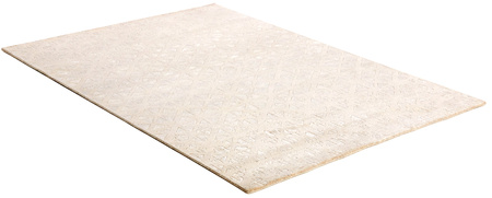 Rezas Shangri La White Mosaic Carpet 7041