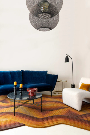 Toulemonde Bochart Flow Ocre Carpet