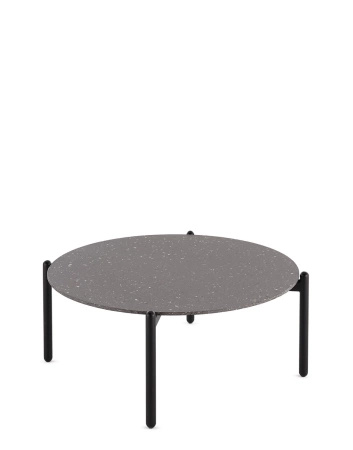 Undique Stolik Czarny Terrazzo Czarny 