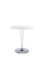 Top Square Outdoor Table White