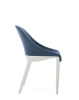 Eleganza Ela Brummel Chair White Blue
