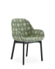 Clap Rubelli Armchair Black Green