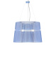 Gè Transparent Pendant Lamp Blue