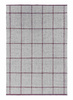 Brink&Campman Craft Matter Check Ash Stone Red rug 049100