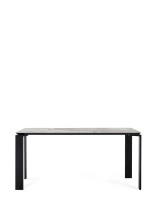 Four Ceramic 158x79 cm Black Nature Tundra Table