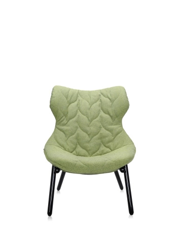 Foliage Trevira Armchair Black Green