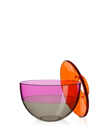 Shibuya Vase Orange Purple Gray