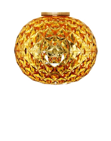 Planet Plafon Lampa Sufitowa Bursztynowy