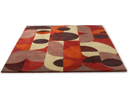 Dywan Brink&Campman Red Pale Green 095203