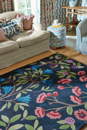 Sanderson FORAGING INDIGO carpet 146618