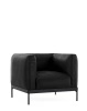 Asia Leather Fotel Czarny Skórzany