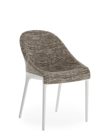 Eleganza Ela Chair White Light Brown