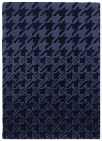 Ted Baker Houndstooth Blue rug 162808