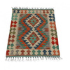 Dywan wełniany kilim afgański wielokolorowy 97812 83x59