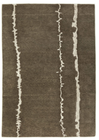Reza's New Age Path Rug Brown