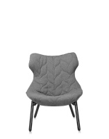 Foliage Trevira Armchair Black Gray