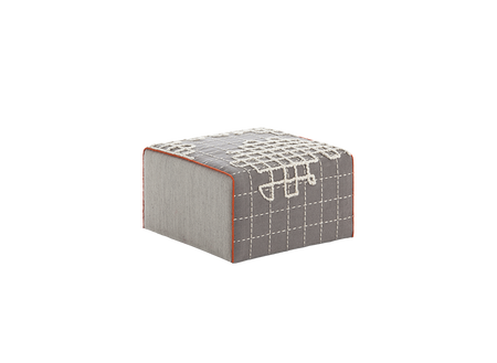 Gan Bandas Small A Grey pouf