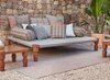 Gan Garden Layers Diagonal Almond-Peach Carpet