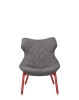 Foliage Trevira Armchair Red Gray