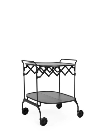 Gastone Book Cart Black Matte