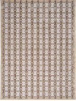 Magda Fornal Scallop Olive Grey Beige Carpet 5046