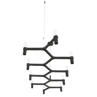 Nemo Crown Plana Linea Pendant Lamp Black