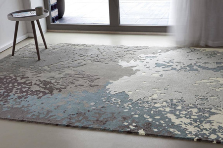Serge Lesage Crazed Blue-Toned Wave Carpet