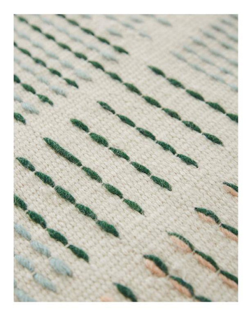 Dywan Gan Backstitch Composition Green