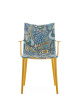 H.H.H. Upholstered Fabric Krzesło Musztardowy Ink-Ochre