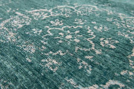 Louis de Poortere Fading World Medallion Jade rug 8258