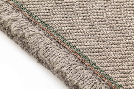 Gan Garden Layers Diagonal Almond-Ivory Carpet