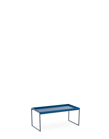 Trays 80 cm x 40 cm Stolik Niebieski