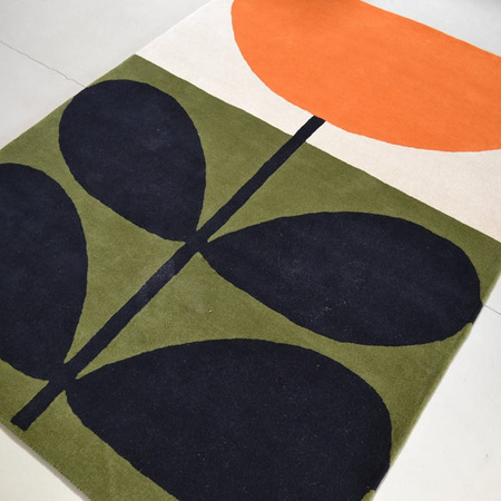 Orla Kiely Stem Black Carpet 059803