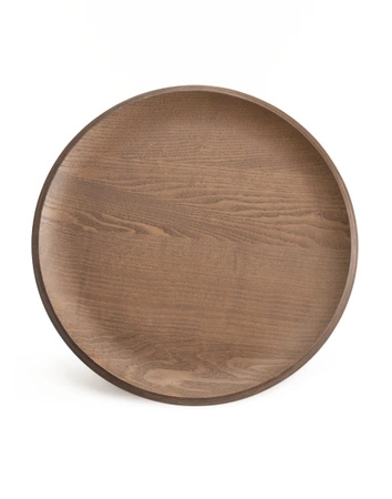 AL Wood Table Dark Wood - Black