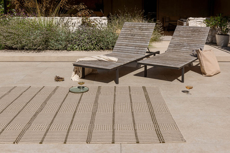 Brink&Campman Zona Stitch Olive Rug 497507