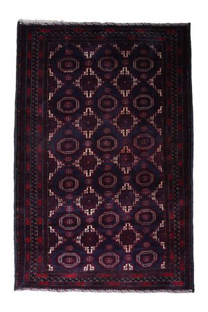 Belutch Afghan Wool Rug 139573 126x208