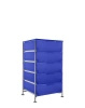 Mobil 5 Drawers With Feet Dresser Blue