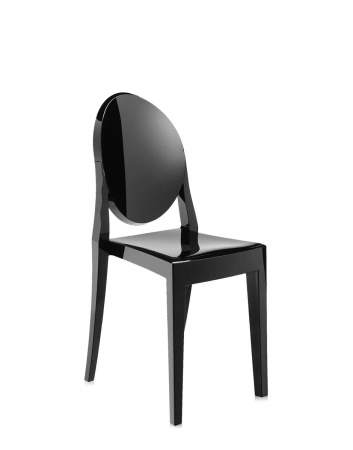 Victoria Ghost Chair Black