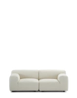 Plastics Duo Two-Seater Orsetto Sofa White
