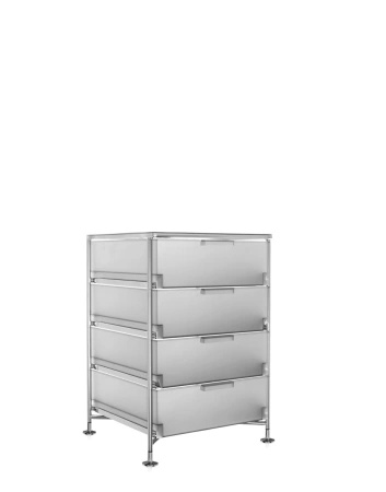 Mobil 4 Drawers With Feet Dresser White
