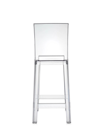 One More Please 65 cm Hocker Transparent