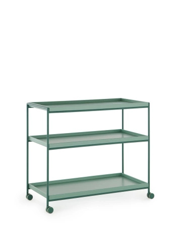 Trays 80 cm x 40 cm Wózek Zielony