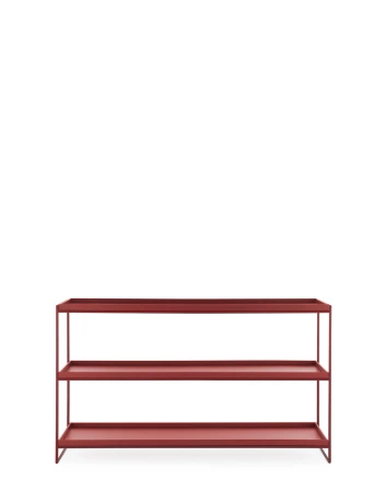 Trays 140 cm x 40 cm Regał Bordowy