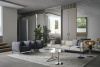 Asia Sofa Two-Seater (Cotone Structure) Biały