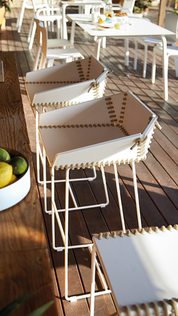 Gandiablasco Textile High Bar Stool